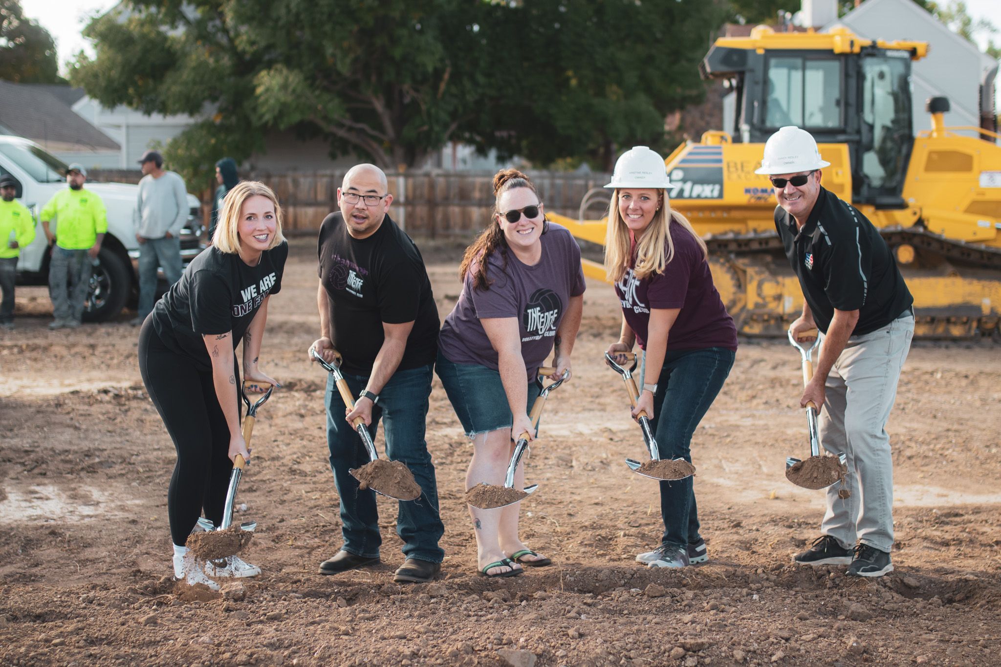 Directors and owners break ground!